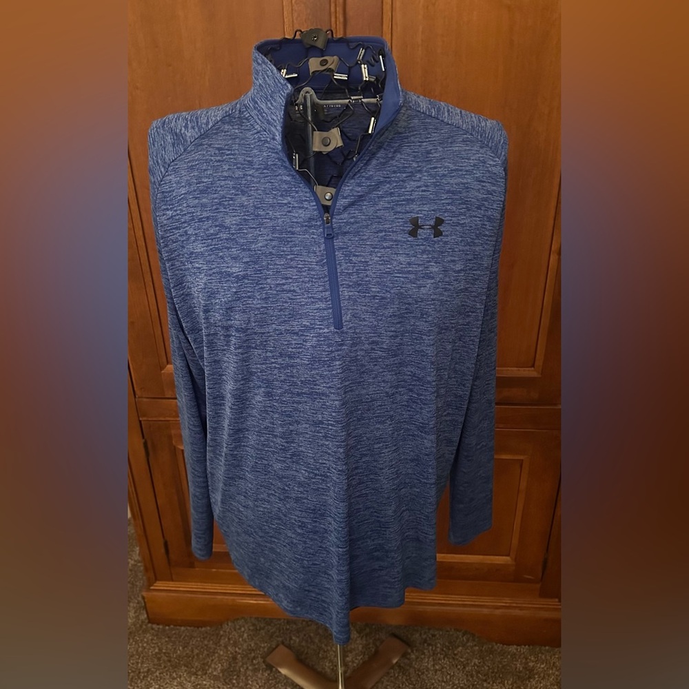 Women’s Under Armour Heathered Blue Pullover